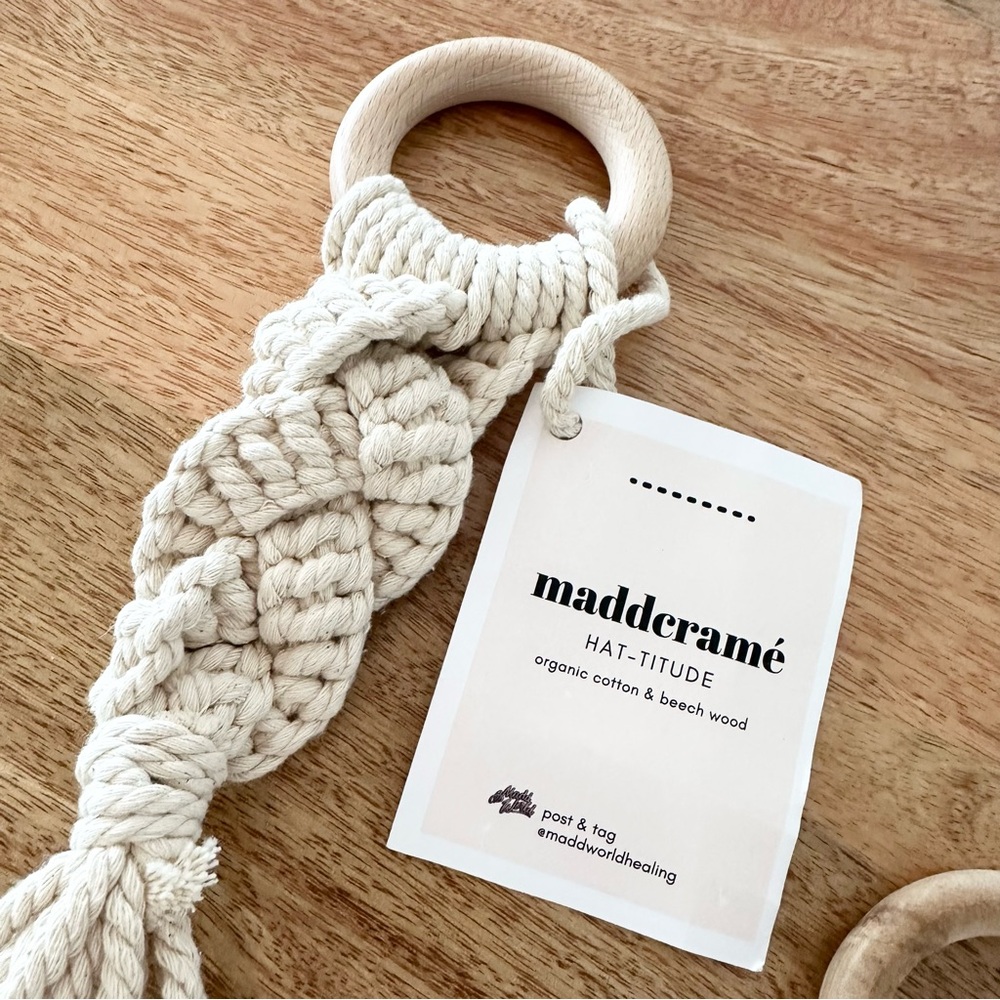 | macrame hat & decor hanger bundle | - Picture 7 of 9